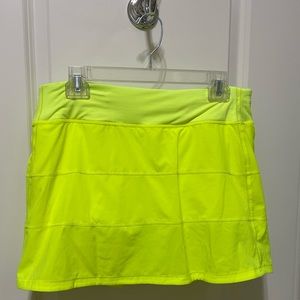 Lululemon highlighter skirt. Size 10 long.